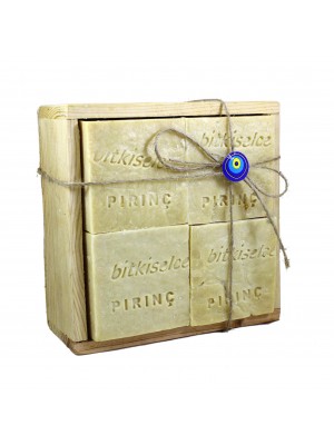 Bitkiselce El Yapımı Pirinç Sabunu  8 Adet (950 gr.)